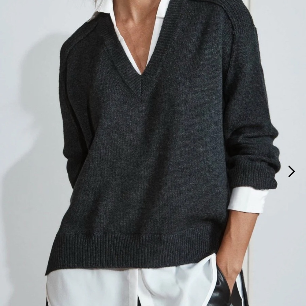 Brochu Walker Looker Layered V Neck Sweater